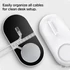 Kép 11/13 - Spigen Mag Fit Duo 2 az 1-ben mágneses töltőállvány iPhone-hoz és Apple Watch-hoz – Fehér