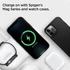 Kép 9/13 - Spigen Mag Fit Duo 2 az 1-ben mágneses töltőállvány iPhone-hoz és Apple Watch-hoz – Fehér