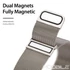 Kép 2/9 - Dux Ducis Milanese mágneses szíj Apple Watch 38/40/41/42 mm – platina