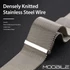 Kép 3/9 - Dux Ducis Milanese mágneses szíj Apple Watch 38/40/41/42 mm – platina