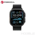 Kép 2/11 - Forcell F-Design FA11 rozsdamentes acél szíj Apple Watch 44 / 45 / 46 / 49 mm – Fekete