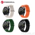 Kép 3/5 - Forcell F-Design FS01 Szilikon Óraszíj 20 mm – Fekete