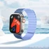 Kép 2/7 - Hoco AS102 mágneses szilikon szíj Apple Watch 38/40/41/42 mm – Sötétkék/Világoskék