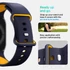 Kép 10/12 - Spigen Nano Pop Szíj Apple Watch 44/45/46/49 mm – Sötétkék/Sárga