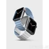 Kép 1/5 - Uniq Revix Apple Watch 38/40/41 Mm Mágneses Szíj Fehér/Kék