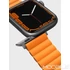 Kép 5/8 - Uniq Revix Apple Watch 44/45/46/49 mm Mágneses Szíj Szürke/Narancssárga